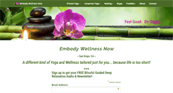 Desktop Screenshot of embodywellnessnow.com